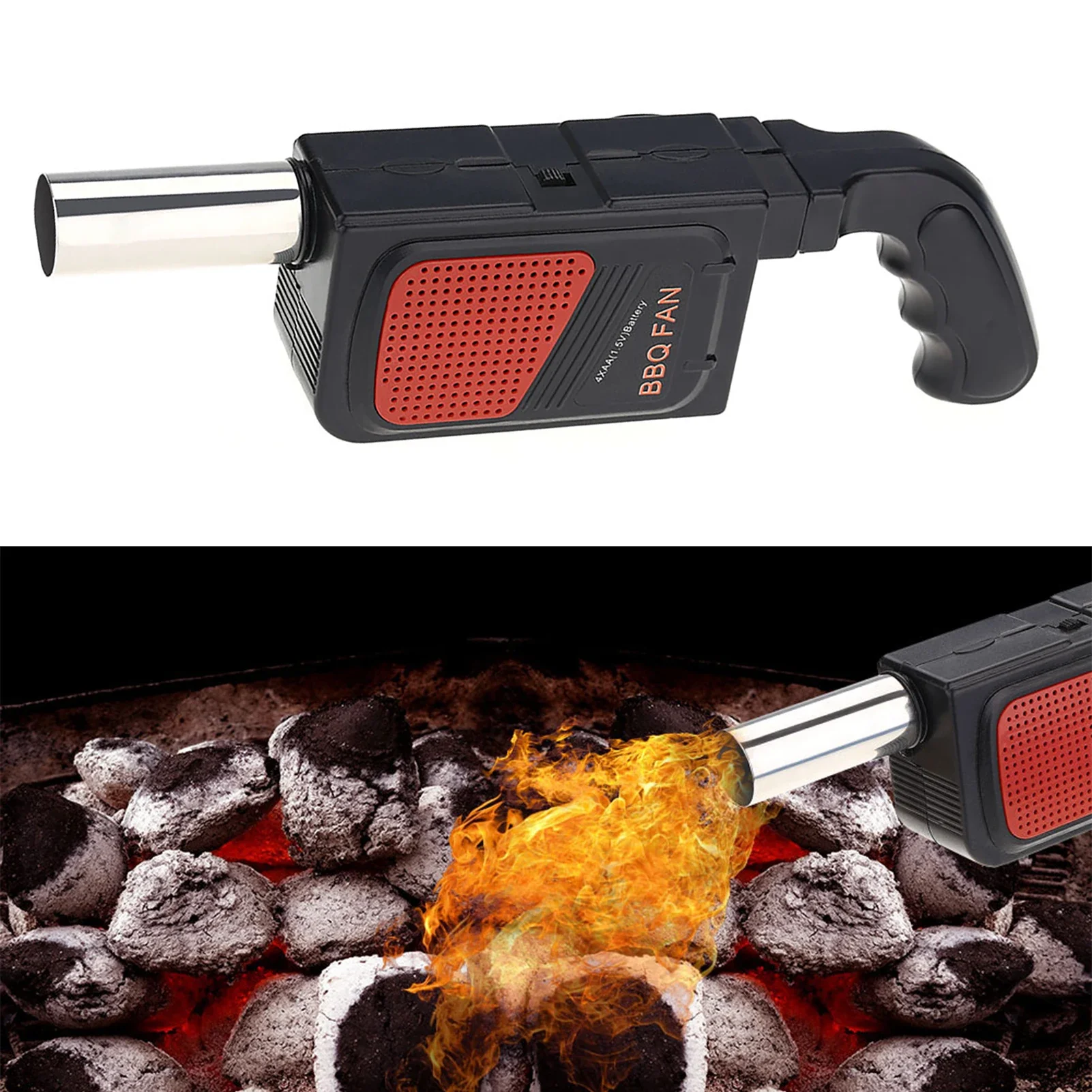 Portable Handheld Electric BBQ - Outdoor Camping Ventilator ulasan dan harga