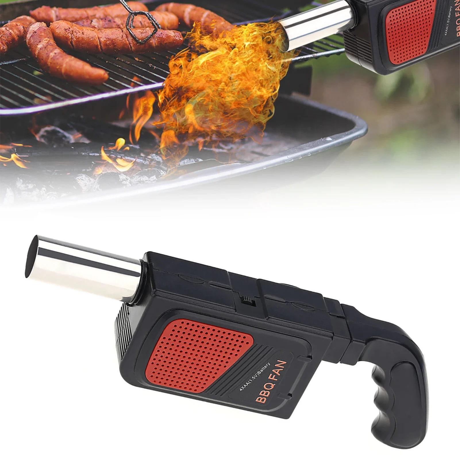 Portable Handheld Electric BBQ - Outdoor Camping Ventilator ulasan dan harga