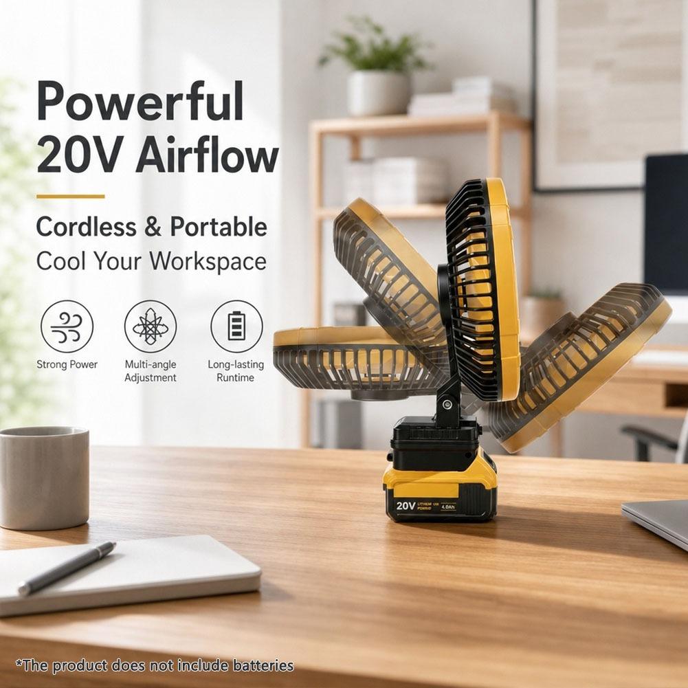 DC Fan With USB Charging Campi - Outdoor Camping Ventilator ulasan dan harga