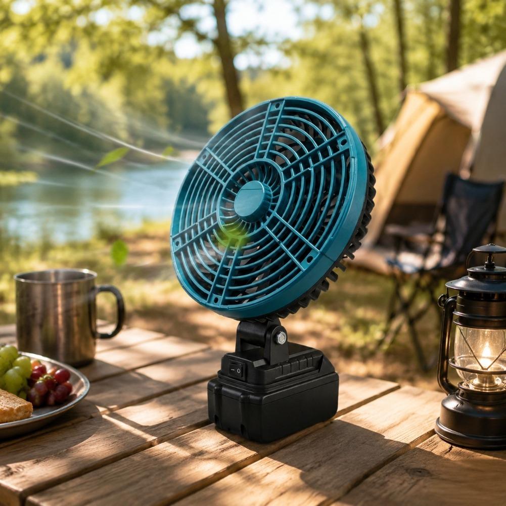 DC Fan With USB Charging Campi - Outdoor Camping Ventilator ulasan dan harga