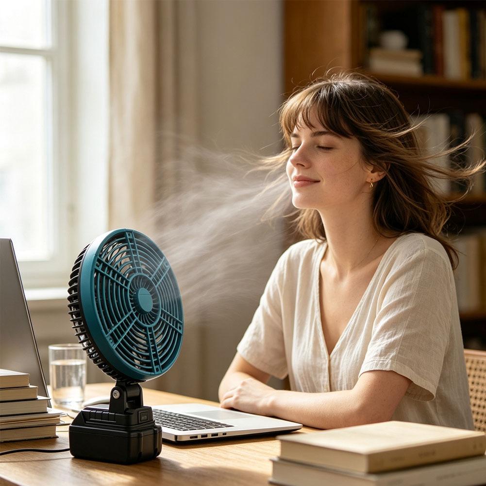 DC Fan With USB Charging Campi - Outdoor Camping Ventilator ulasan dan harga
