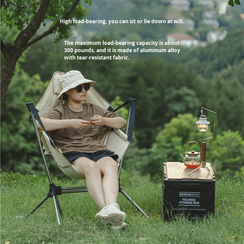 Outdoor Folding Rocking/Swing  - Outdoor Camping Rocking Chair ulasan dan harga