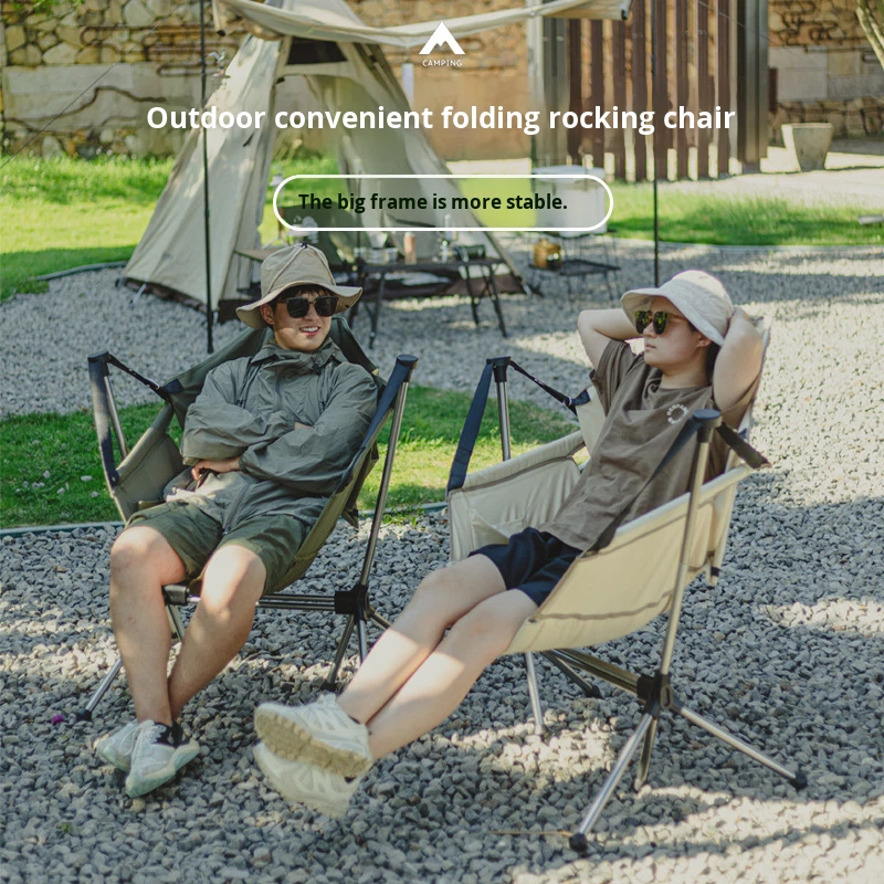 Outdoor Folding Rocking/Swing  - Outdoor Camping Rocking Chair ulasan dan harga