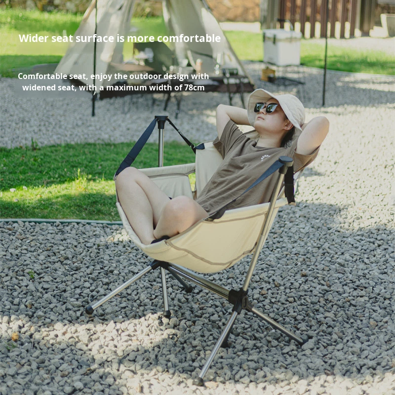 Outdoor Folding Rocking/Swing  - Outdoor Camping Rocking Chair ulasan dan harga