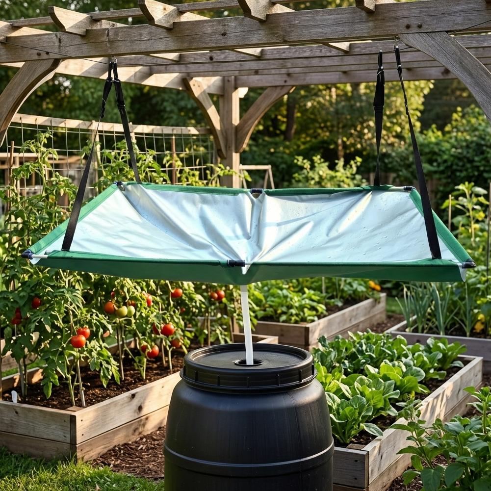 Rain Collector for Garden Wate - Outdoor Camping Water Filter ulasan dan harga